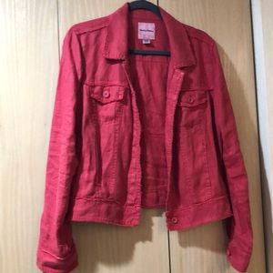 Tommy Bahama linen denim jacket